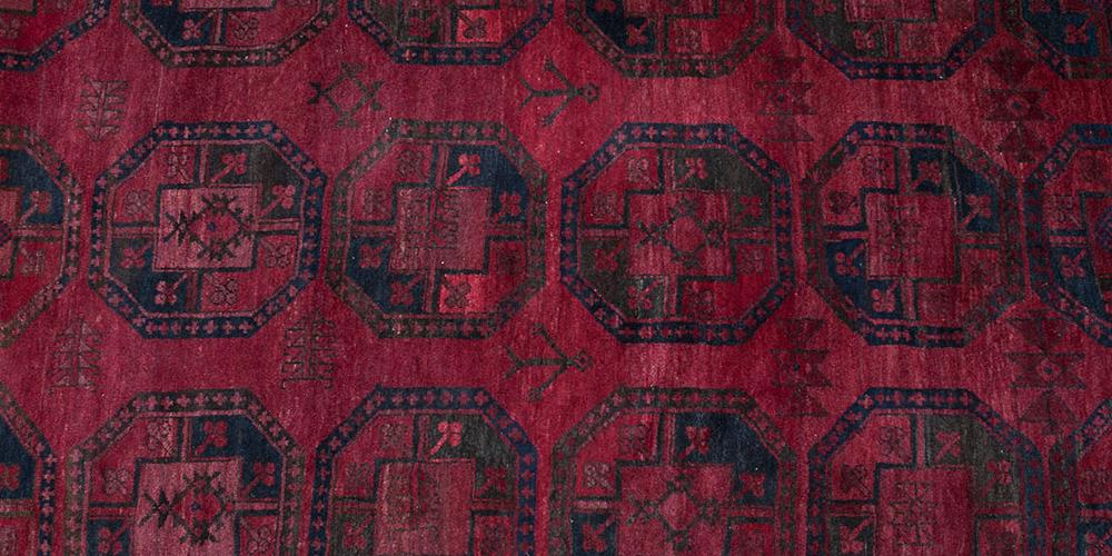 Old or Antique Afghan Ersari Carpet